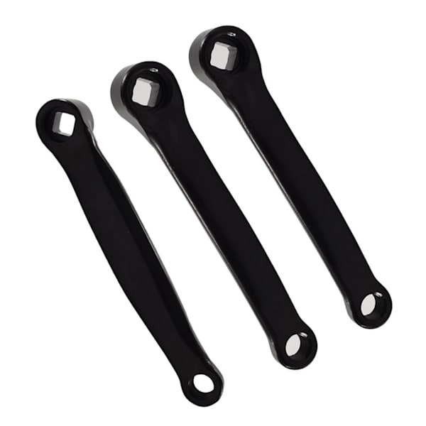 Vänster vevarm till cykel 152mm/165mm/170mm Tillåter lågprofil diamant hål Svart