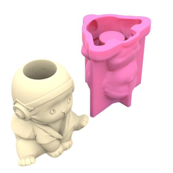 Sukkulenter Blomsterpotter Resin Silikonform DIY Hage Betong Blomsterpotteform