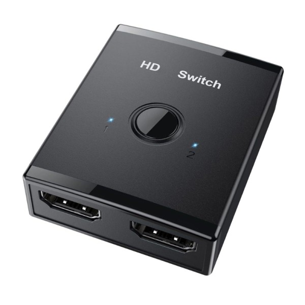 2 Port Video Switcher 4K 60Hz Switcher 1 Input 2 Output Splitter Video Splitter