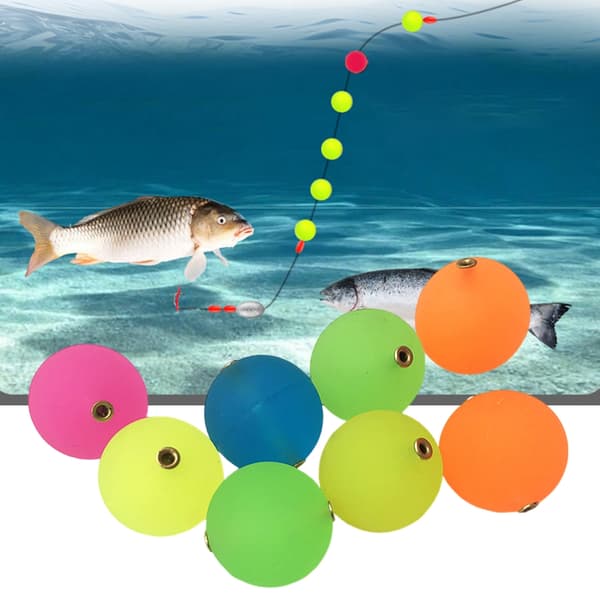 Fiskeflöte Bobbers Flytkraft Bollar 25mm Flytkraft Skum Flytande Bollar
