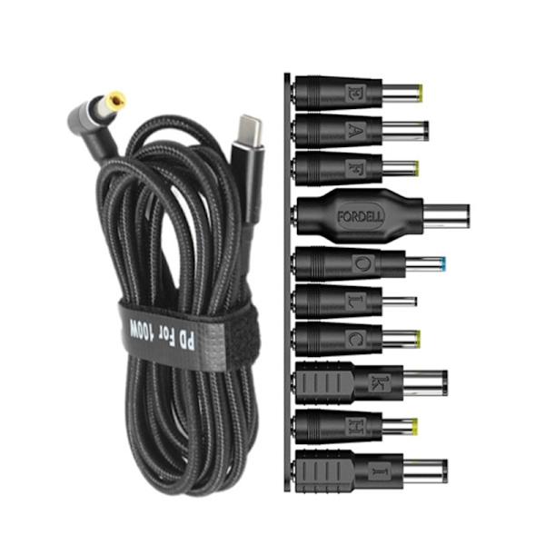 TypeC - DC5,5x2,1 mm power LCD-näytöille Cine Broadcast Radio -kannettava