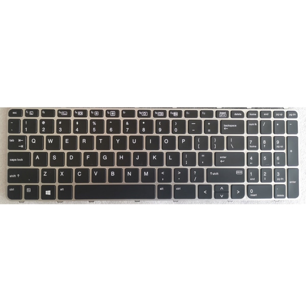 Laptoptangentbord amerikansk version engelsk för HP EliteBook 755 G3 850 G3 850 G4 ZBook 15u G3 G4 6037B0112701 Knappsats testad