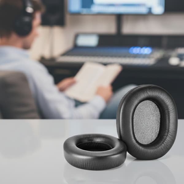 Svampfylld öronkudde i proteinläder för ROG Pelta-headset