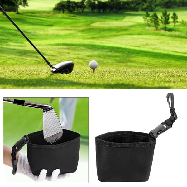 2x/Sæt Golfbolde Vasker Golfkølle og Golfbolde Rengøringspose til Mænd