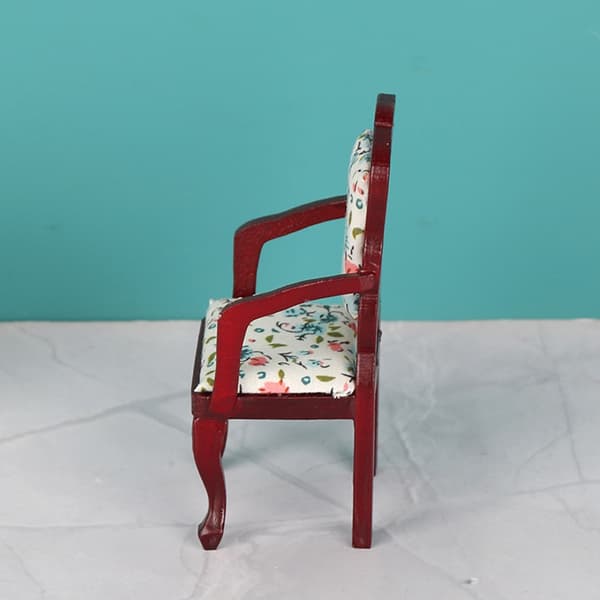 Elegant Mini Stol För Dockskåp Dockor 1/12 Skala Mini Matrumsaccessoar