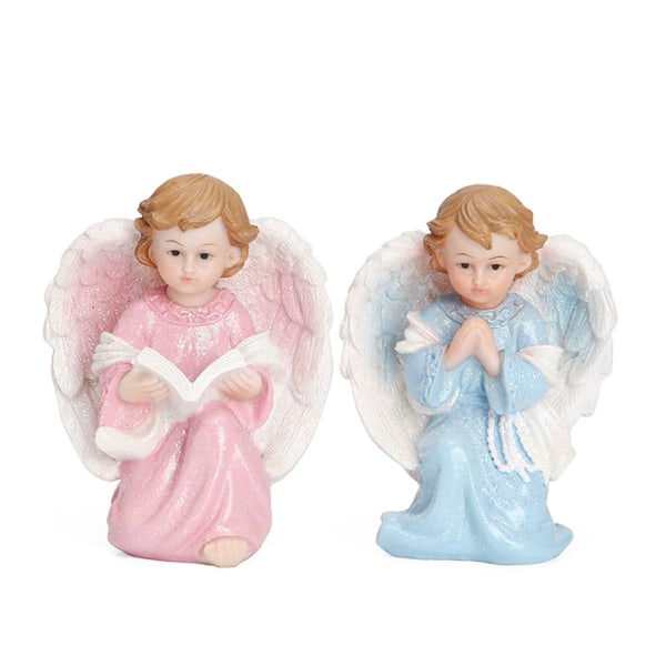 2st Little Angel Resin Figurine Vacker ängelfigur, bordsstaty