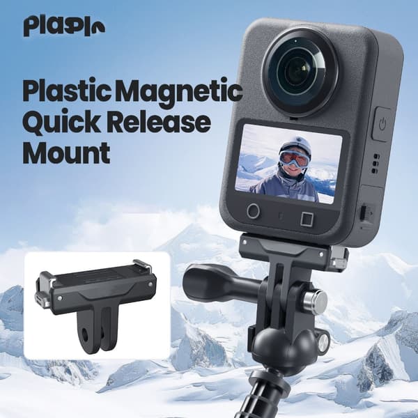 Magnetisk Quick Release Adapter Mount til 360 Action Kamera Tilslutning