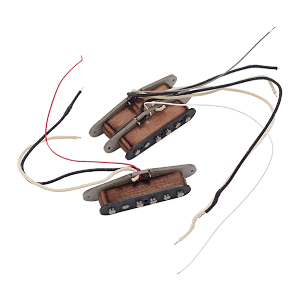 Elektrisk gitarr pickup hals mitten bro enkel spole pickups gitarr delar