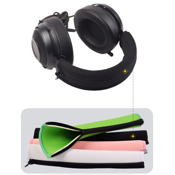 Universal Hörlurar Huvudbandsskydd för Razer Kraken PRO 7.1 V2 Hörlurar Pink