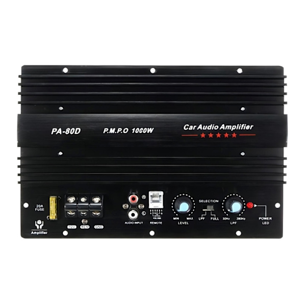 1000W lågfrekvent bilförstärkare Bas Subwoofer Booster Auto Amplifier Board