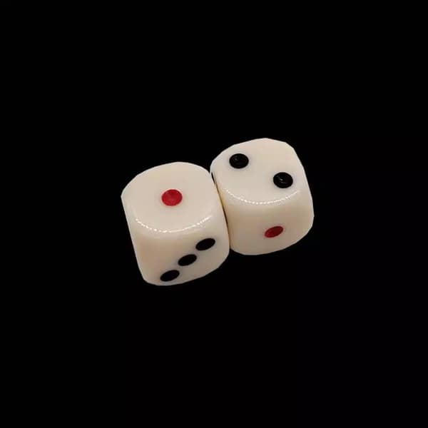 10 stk. terninger med runde hjørner, 6-sidede terninger til rollespil, brætspil, fest