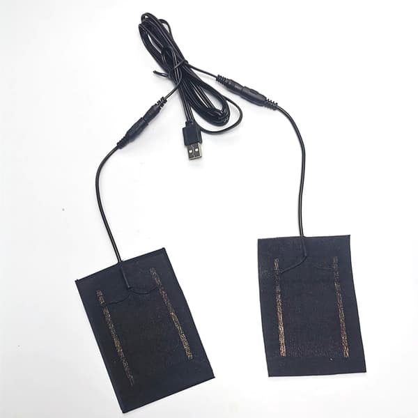 5V USB Värmedyna för Handskar Liten Driven Dyna Kolfiber Värmeduk