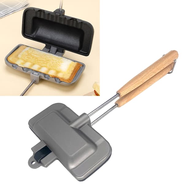 Dobbeltsidig Sandwich Bakeform Sandwich Ostemaker Nonstick Grillpanne