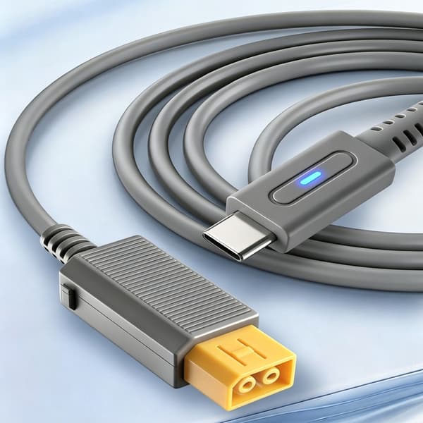 Type C til spillekonsol opladerkabel 1,8M grå PVC strømkabel