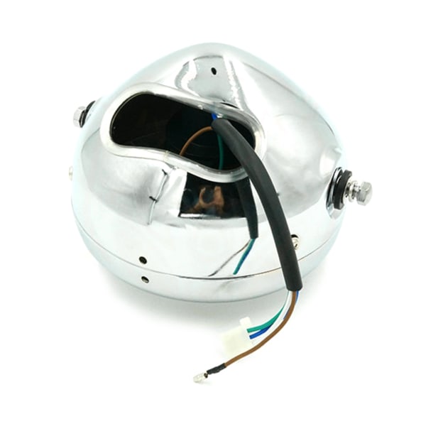 Motorcykelstrålkastare, vattentät LED motorcykelljus Glödlampa Dimstrålkastare LED körljus för motorcykel 5,75" Black and White