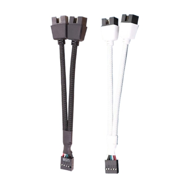 9-stifts USB -förlängningskabel hona till hane-adapter förlängningssladd 15 cm