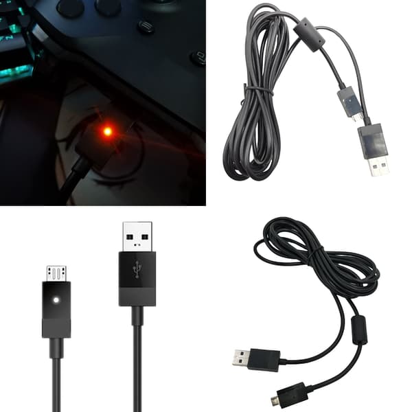 USB-ladekabel til spilcontroller 275 cm datatransførselsladekabel