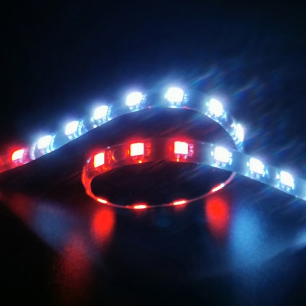 40 cm Magnetisk RGB LED Bakgrundsbelyst Strip Light med 4Pin Connector Header 5V 3Pin Digital Light Lamp Lighting för dator