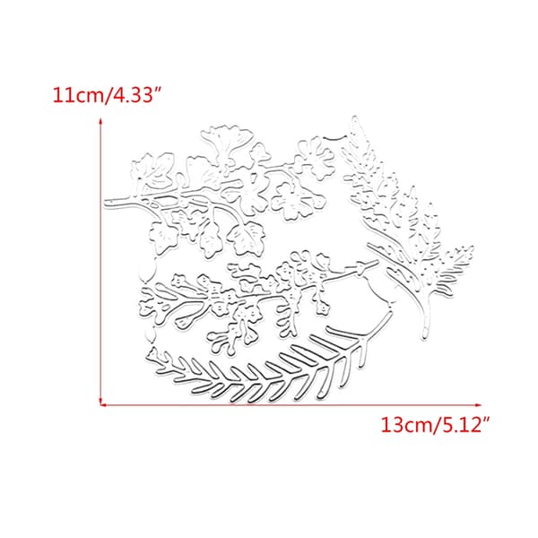 Plant Leaf Cutting Dies Fire Blader Metall Die Cuts Embossing Stencil DIY-Decor