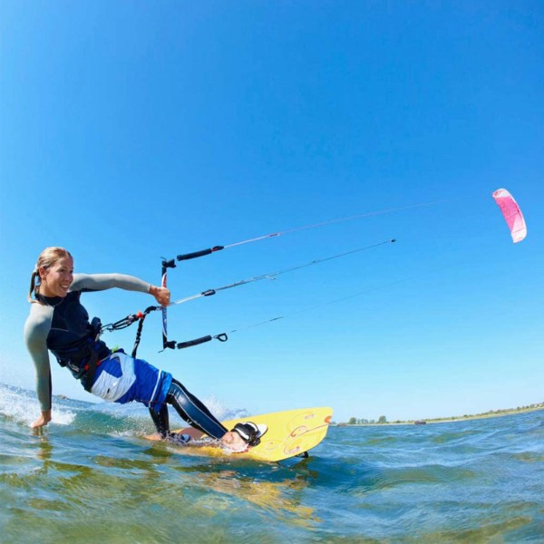 PVC-förstärkt Fly Kite Surfboard fenor Löstagbar Kiteboarding Water Splitter för Surfbräda Uppblåsbar Paddle Board