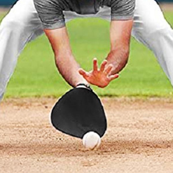 Baseball Træningshandske Ungdom Softball Handske Skum Fielding Træner Handsker Black