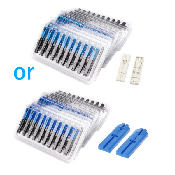100 kpl SC Optic Fiber Quick Cold FTTH SC Single Mode UPC Fast -liitin