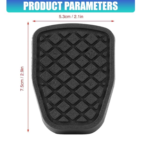 2 deler vennlige gummipedaler 36015GA110 Rask klikkdesign for Forester
