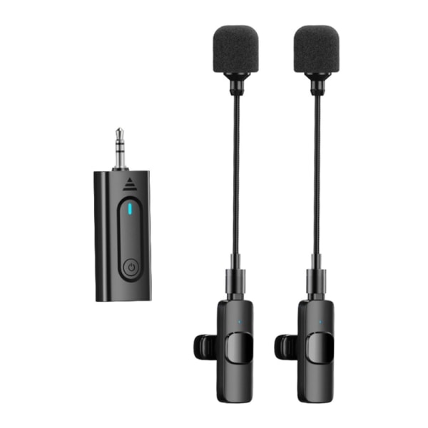 Högkvalitativ 2,4G trådlös musiksändare Handhållen/Lavalier-mikrofon null - B
