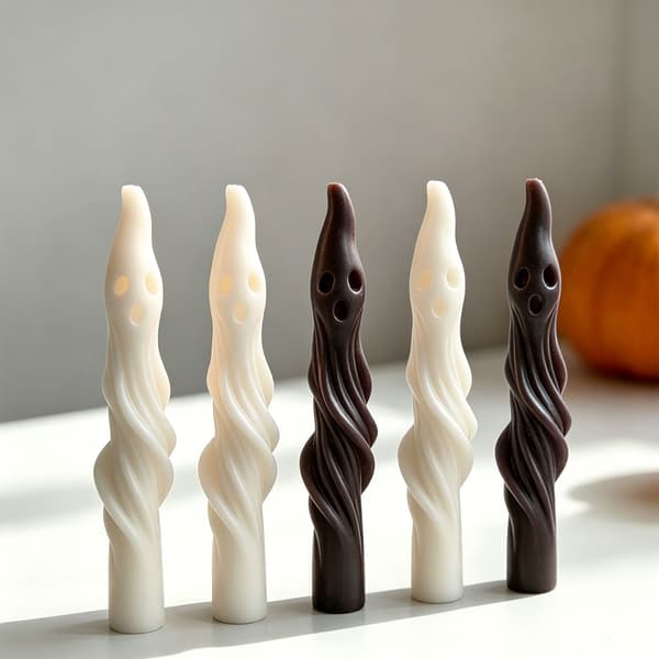 Fleksibel silikone spøgelseslysform til Halloween-projekter