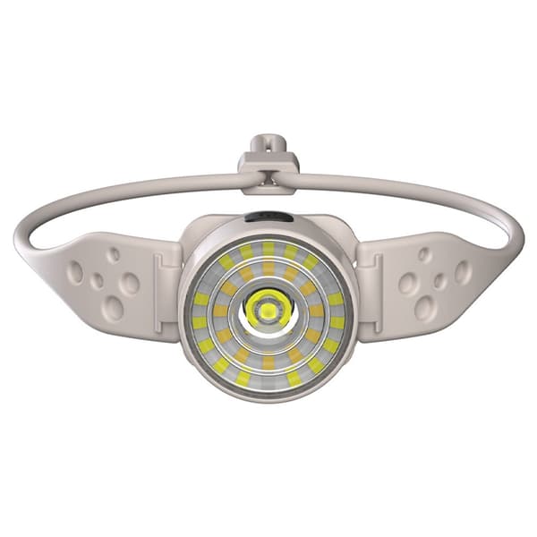 Liten hodelykt med 5 innstillingsmoduser, ergonomisk stropp, justerbar LED-lampe