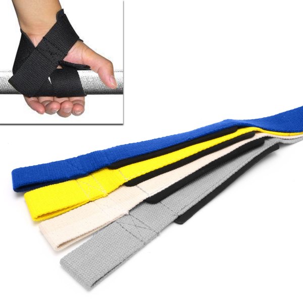 Gym Fitness Tyngdlyftning Armband Elastiska handledslindningar Bandage Tyngdlyftning Blue
