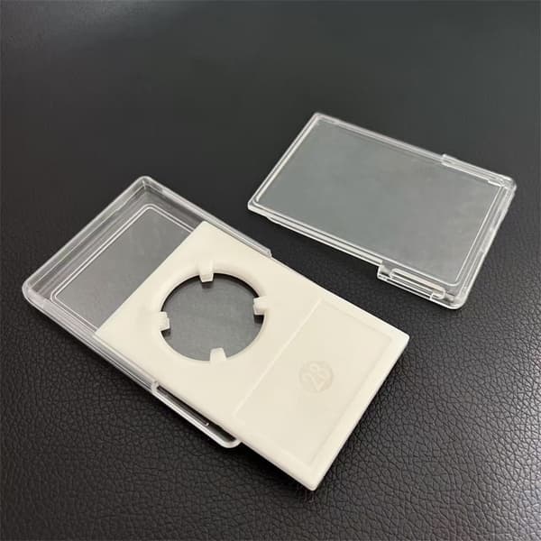 10 öppna myntsamlingsbrickor i transparent plast