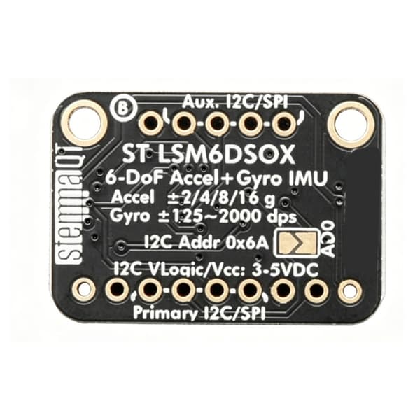 Pad Text LSM6DSOX bevegelsesenhetskort for kontrollarbeid og bruk