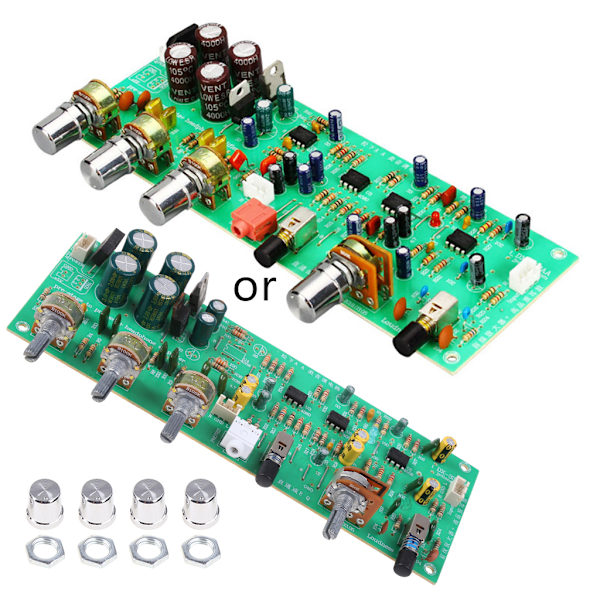 Förstärkartonkontrollkort Dual AC Dual 12V-serien Power Amplifier Board Preamp DX338A Front Tuning Board