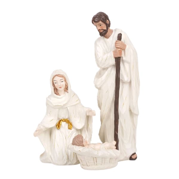 Julkrubba Figurer, Bordsdekoration Religiösa Juldekorationer