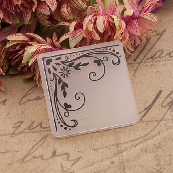 Lacework Plastik Prægefolder DIY Håndværk Skabelon Form Scrapbog Papirkort