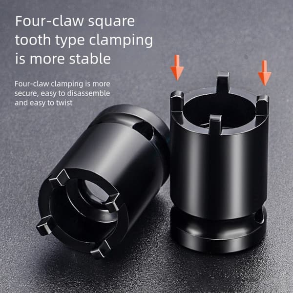 Kraftig 4-klo slipemaskinplate-nøkkel, solid stålkonstruksjon