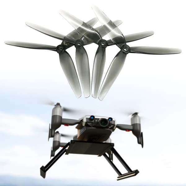 Plast 7 tommer 3-bladede propeller sæt flytilbehør til droner 7035