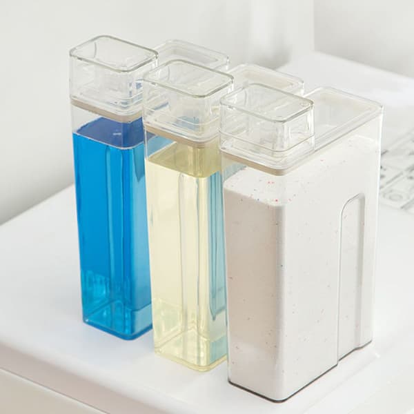 Vaskepulverbeholder Vaskemiddelbeholder Dispenser til flydende vaskemiddelstof