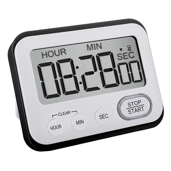 Nedtelling/Opptelling Timer Bord Magnetisk Timer for Kontor Kjøkken Digital Timer