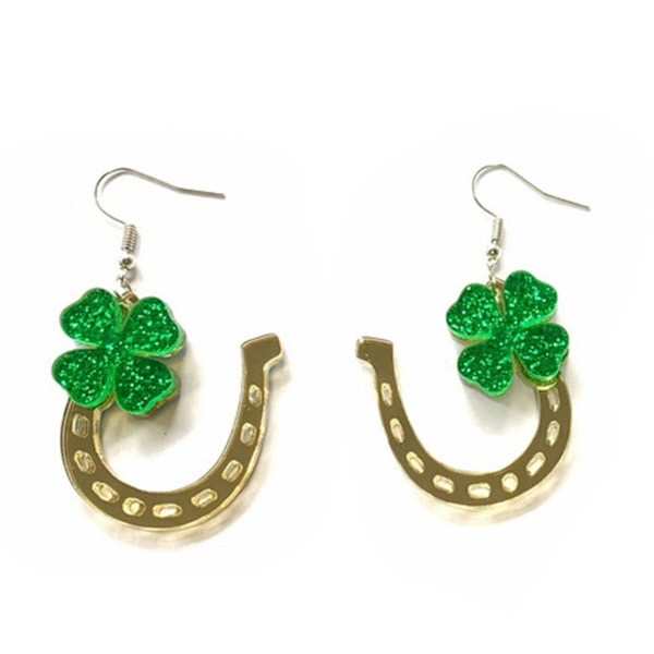 Naisten korut St. Patrick's Day Drop Korvakorut Dangle Korvakorut Riipus korvakorut