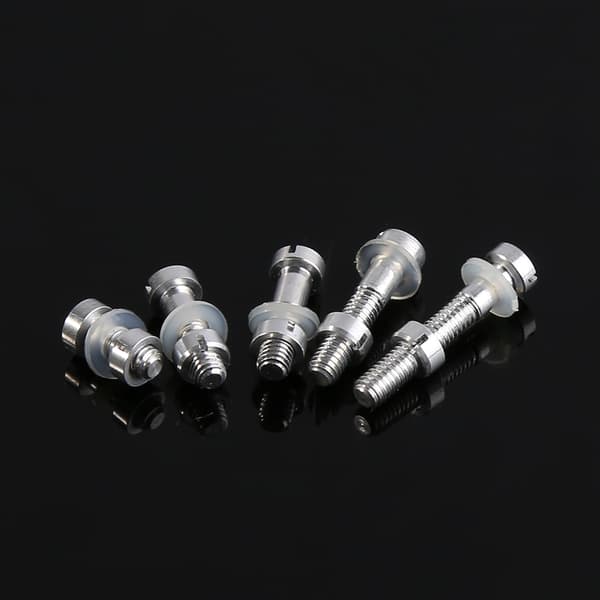 5 Delar M2.5 Skruv Bult Mutter Brickor Set Skivspel Headshell Pickup Nål