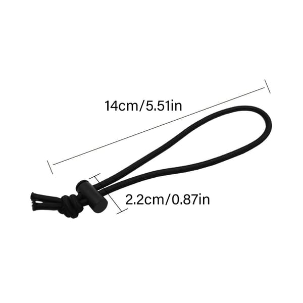 10 st Bungee Cord Clip Elastisk Kabelband Bungee Strap Justerad Bungee Cord