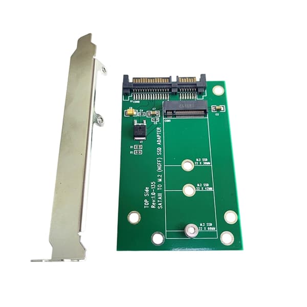 M.2 SATA3.0-stasjon til SATA3.0-adapter Rask hastighet 6 Gbps overføring for 2230