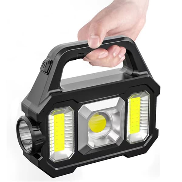 Multifunksjonell lommelykt 6 moduser campinglykt lyssterke LED-søkelys