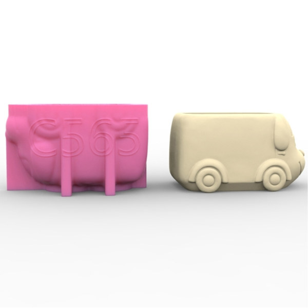 Tee itse mold silikoni mould Eläimen muotoinen silikonimateriaali betonihartsikukkaruukkujen valmistukseen C