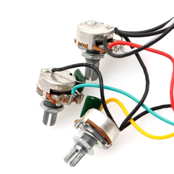 Modulært gitarledningssystem Gitar kretsmontering ABS-tekstur for pickuper