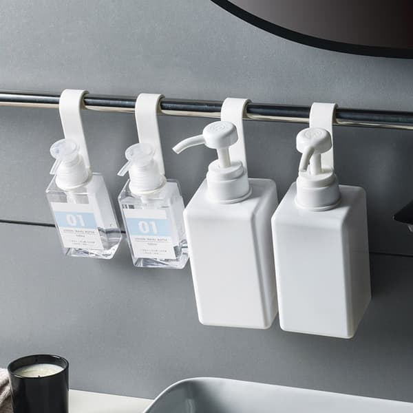 Brusegel Flaskeholder Krog Håndsæbedispenser Holder Shampoo Flaskeholder