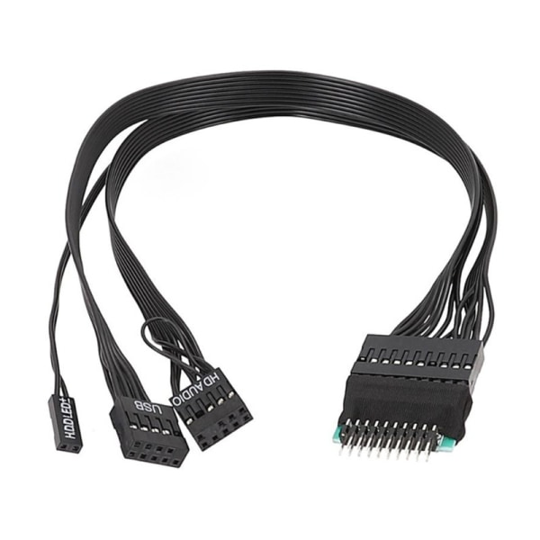 HD19PIN tilslutningskabel til computerchassis bundkort 19pin til USB forlængelse