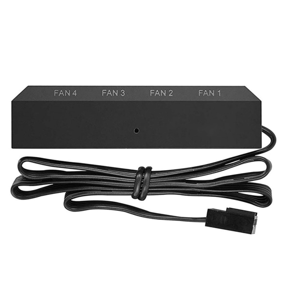 4/10 Ports Fan HUB 3Pin/4Pin PWM Splitter Cooler Extension Adapter 12V Sata Strømforsyning FH-10 FH-04 til PC Bundkort